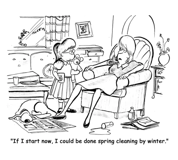 spring cleaning comic
