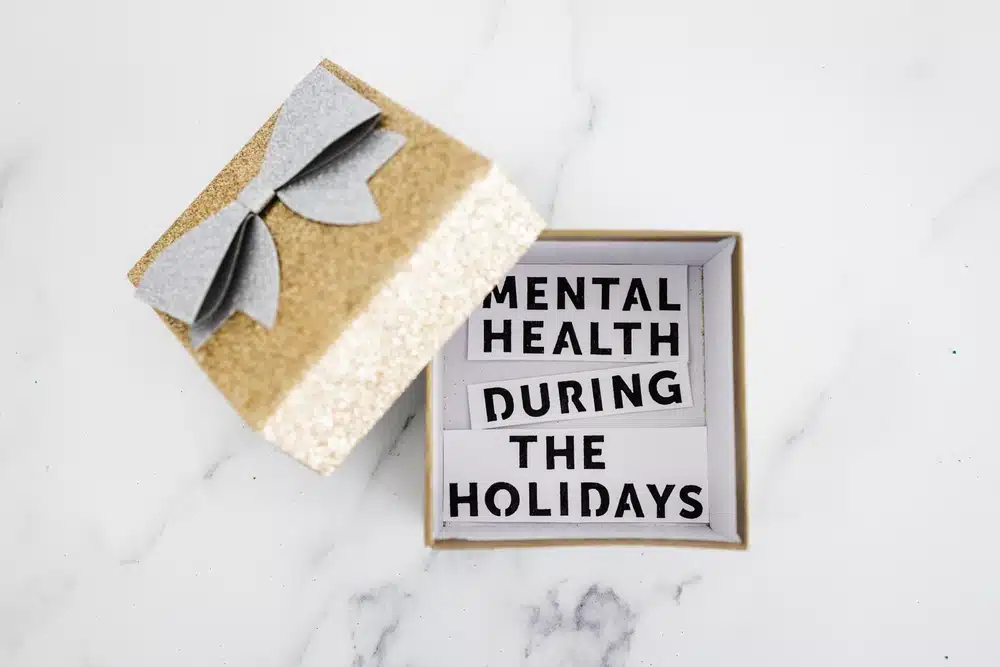 image of gift of mental health during the holidays